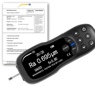 Profilometras PCE-RT 1200BT-ICA su ISO kalibravimo sertifikatu