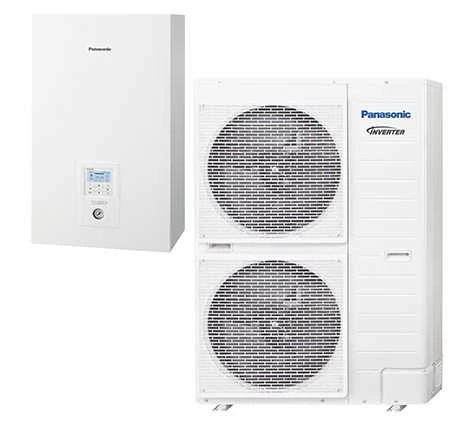 Šilumos siurblys oras-vanduo Panasonic WH-SXC12H9E8 / WH-UX12HE8 (12kW / T-CAP išlaiko galią)