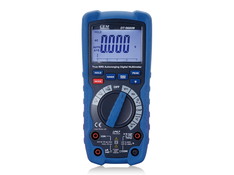 Skaitmeninis tikrojo RMS multimetras DT-9664