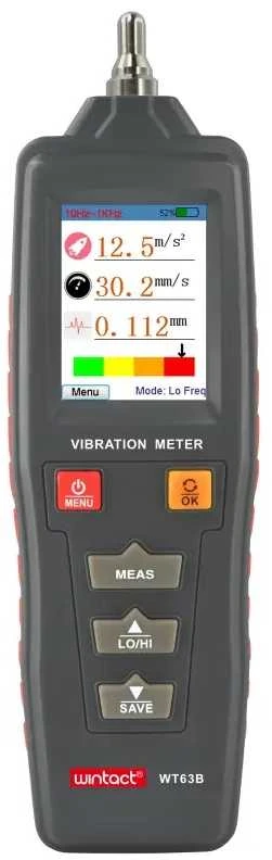 Skaitmeninis vibracijos matuoklis Wintact WT63B
