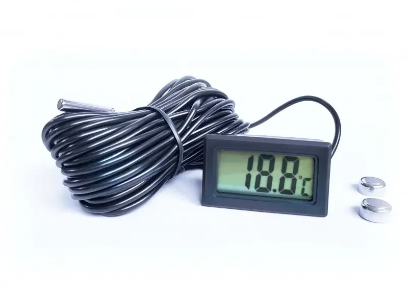 Skydinis termometras su matavimo zondu TMP-10-10m