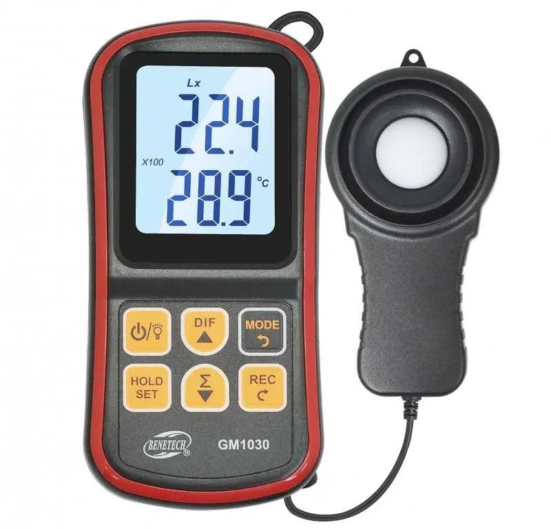 Šviesos matuoklis su Bluetooth Benetech GM 1030