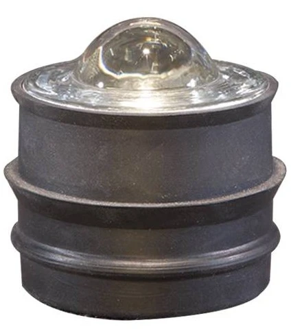 Šviesą atspindintis stiklinis elementas LUX2, 50 mm (baltas)