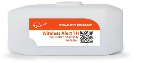 Temperatūros ir drėgmės duomenų kaupiklis FilesThruTheAir Wireless Alert TH