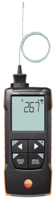 Temperatūros matuoklis Testo 925 K tipo su metrologine patikra (0563 0925-MP)