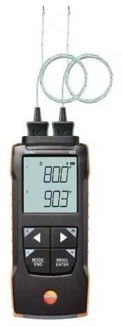 Testo 922 temperatūros matavimo prietaisas su mobilia aplikacija ir metrologine patikra