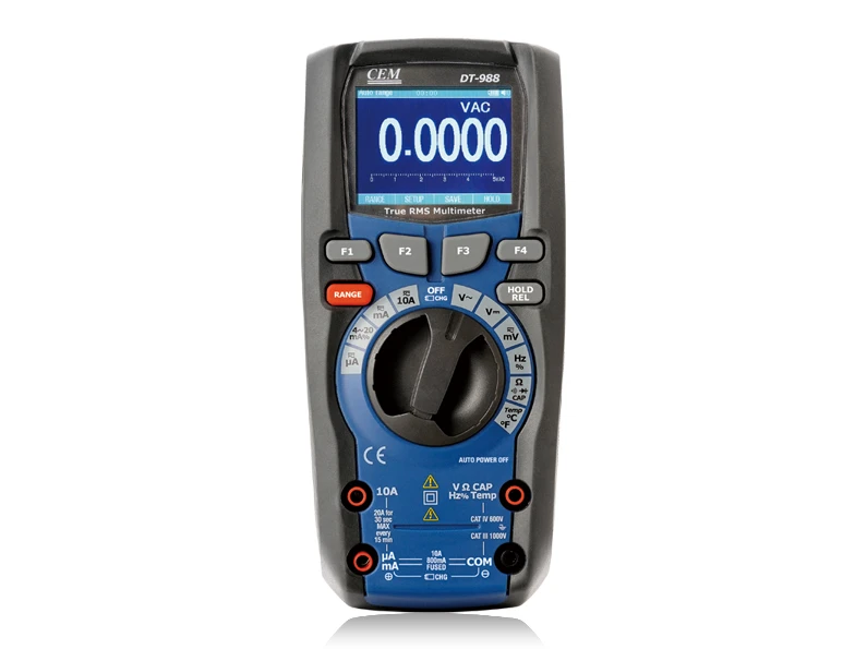 Tikrasis RMS multimetras DT-988