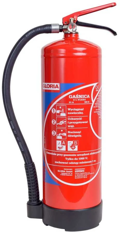 Vandens putų gesintuvas GLO-SD-6 6L