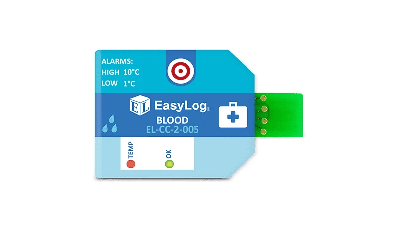 Vienkartinis kraujo temperatūros ir drėgmės duomenų kaupiklis EasyLog EL-CC-2-005 PK10