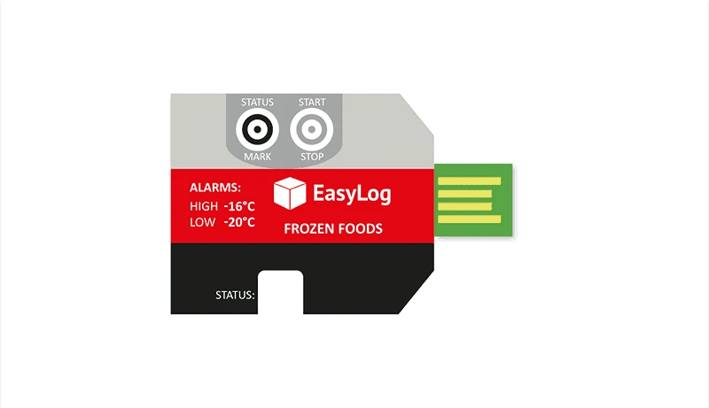Vienkartinis šaldytų prekių duomenų kaupiklis EasyLog EL-PDF-1-002 PK10