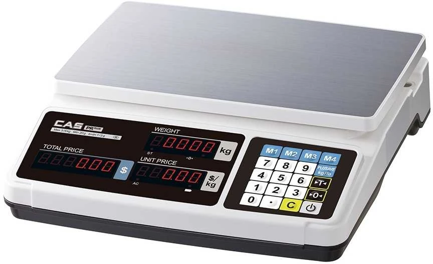 Virtuvinės svarstyklės Elektroninės svarstyklės CAS PR II PLUS 30 kg