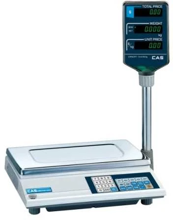 Virtuvinės svarstyklės Prekybinės elektroninės svarstyklės CAS AP-M 30 kg. su metrologine patikra