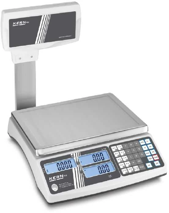 Virtuvinės svarstyklės Prekybinės svarstyklės KERN RIB 6K-3HM