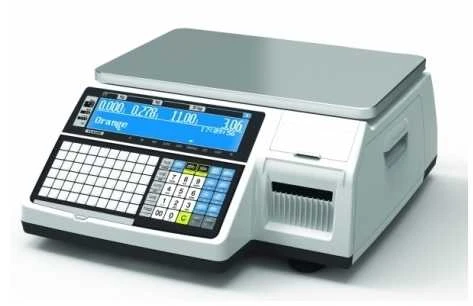 Virtuvinės svarstyklės Svarstyklės su etiketės spausdinimu CAS CL5200 B 15 kg