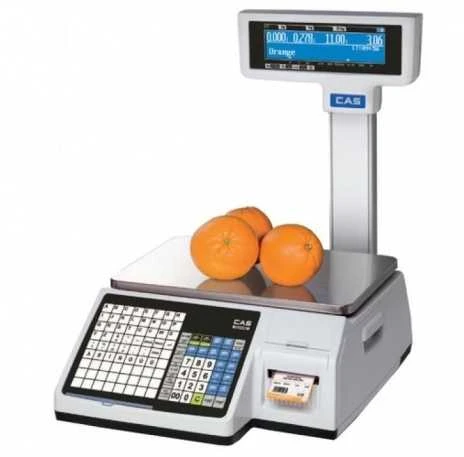 Virtuvinės svarstyklės Svarstyklės su etiketės spausdinimu CAS CL5200 P 15 kg