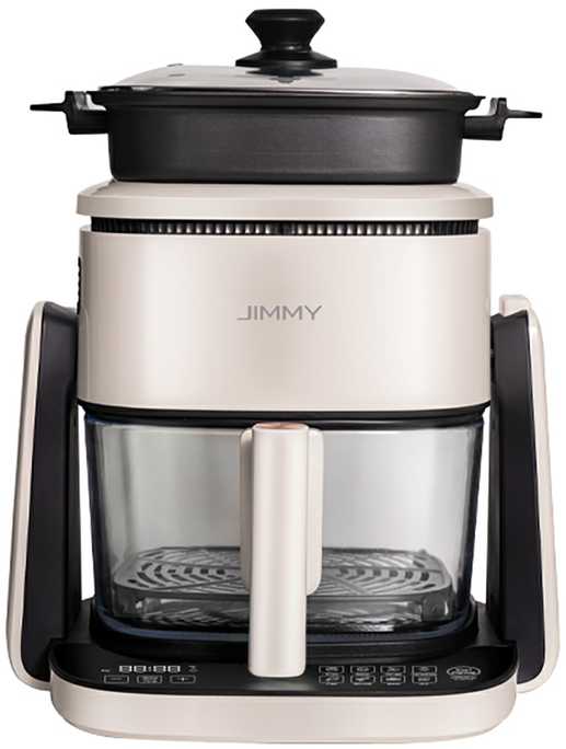 Karšto oro gruzdintuvė Jimmy AF3 + keptuvė | 1100 W | 4 L + 1 L