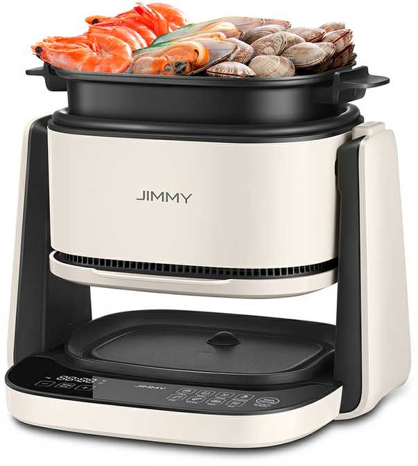 Karšto oro gruzdintuvė Jimmy AF3 + keptuvė | 1100 W | 4 L + 1 L