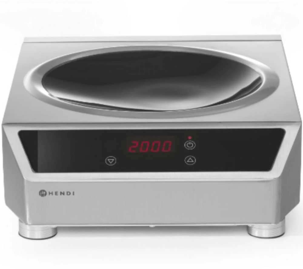 Indukcinė kaitlentė wok 3500W su indukcine keptuve Profi Line - Hendi 239681