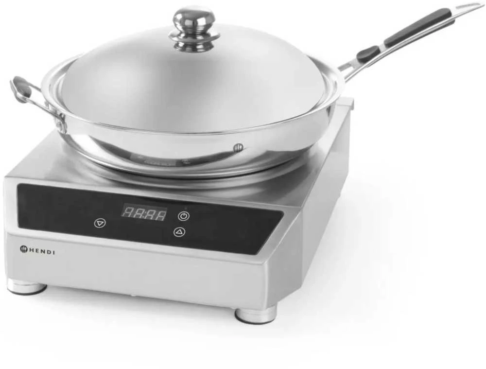 Indukcinė kaitlentė wok 3500W su indukcine keptuve Profi Line - Hendi 239681