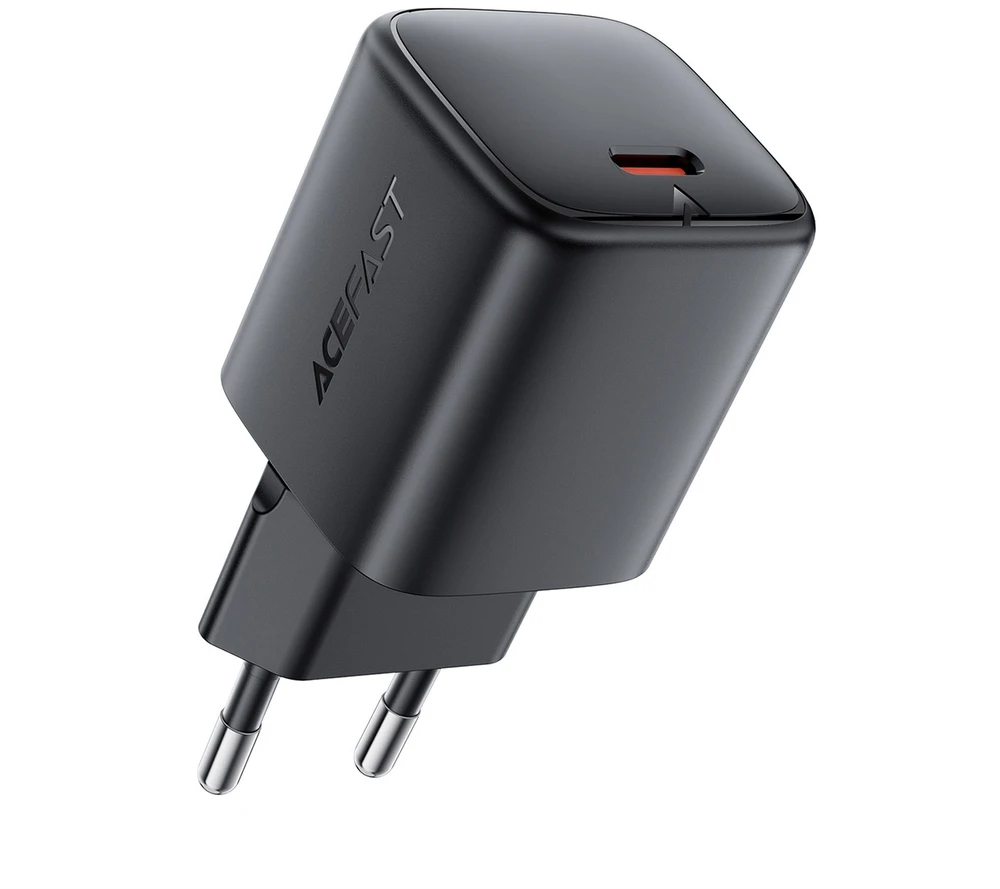 Acefast A119 GaN PD 45W USB-C sieninis įkroviklis – juodas
