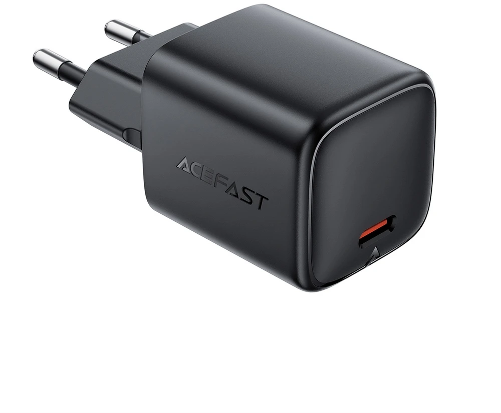 Acefast A119 GaN PD 45W USB-C sieninis įkroviklis – juodas