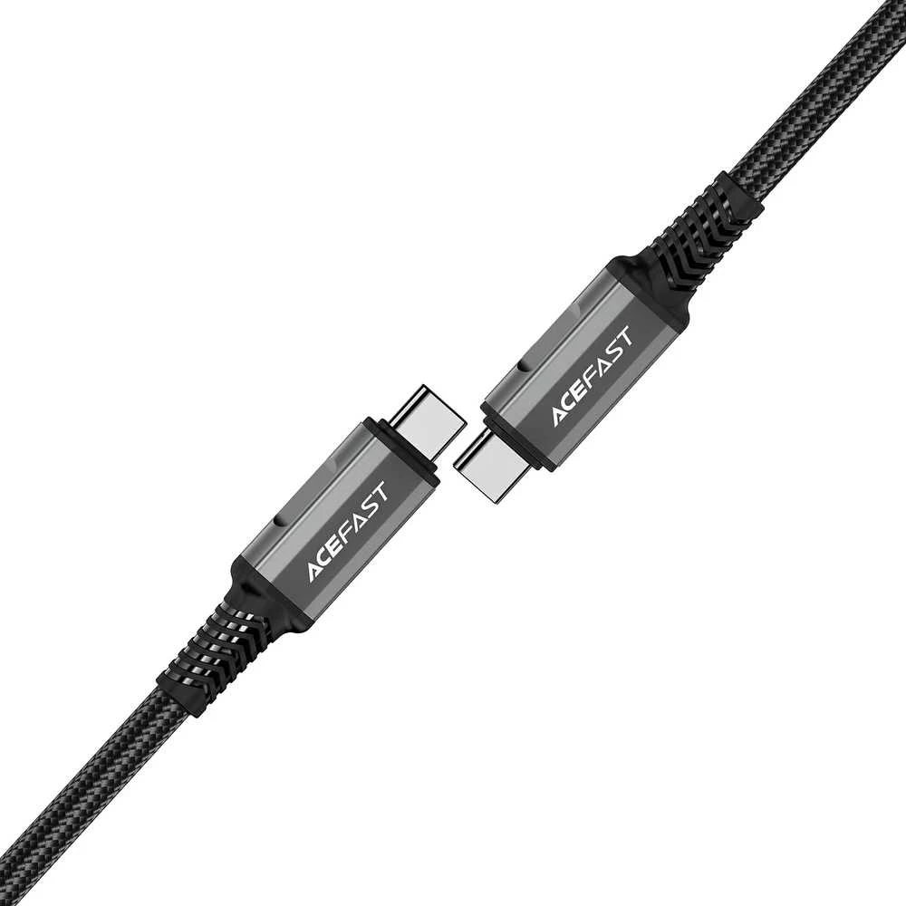 Laidas iš USB-C į USB-C Acefast C1-09, 48 W, 1 m (juodai pilkas)