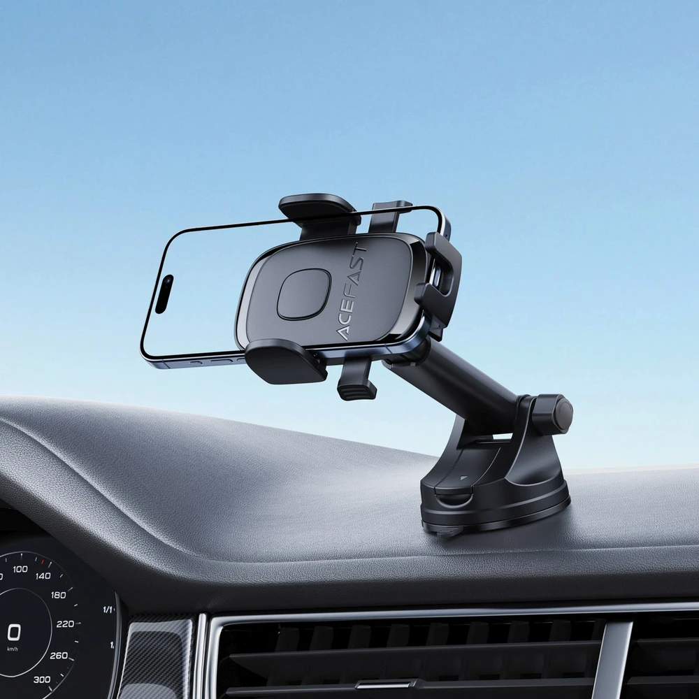 Automobilinis telefono laikiklis Acefast D57 (dashboard) juodas