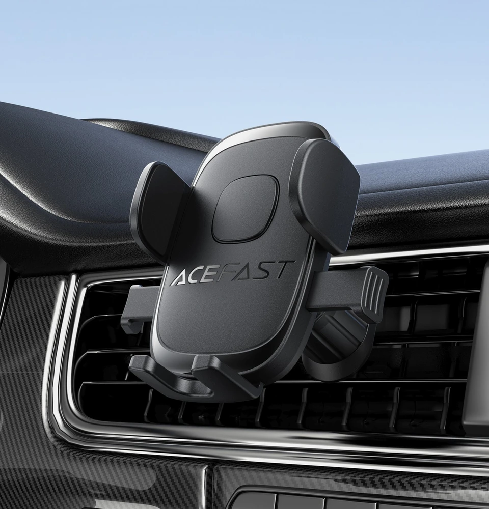 Automobilinis telefono laikiklis Acefast D56 (air vent) juodas