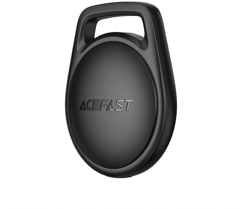 Acefast S2 „Bluetooth“ ieškiklis, suderinamas su „Apple Find My“ – juodos spalvos