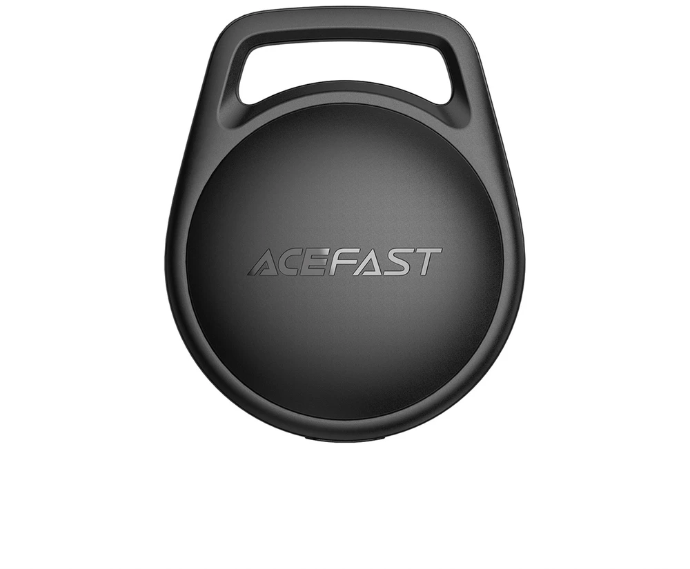 Acefast S2 „Bluetooth“ ieškiklis, suderinamas su „Apple Find My“ – juodos spalvos
