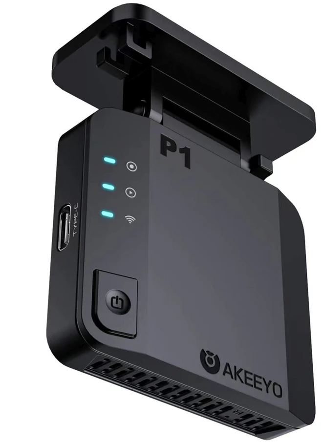AKEEYO P1 car camera video recorder FullHD 30fps - juodas