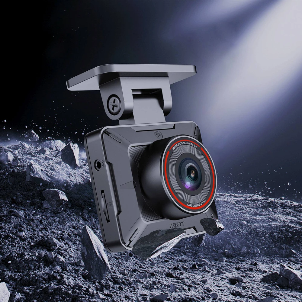 AKEEYO P1 car camera video recorder FullHD 30fps - juodas