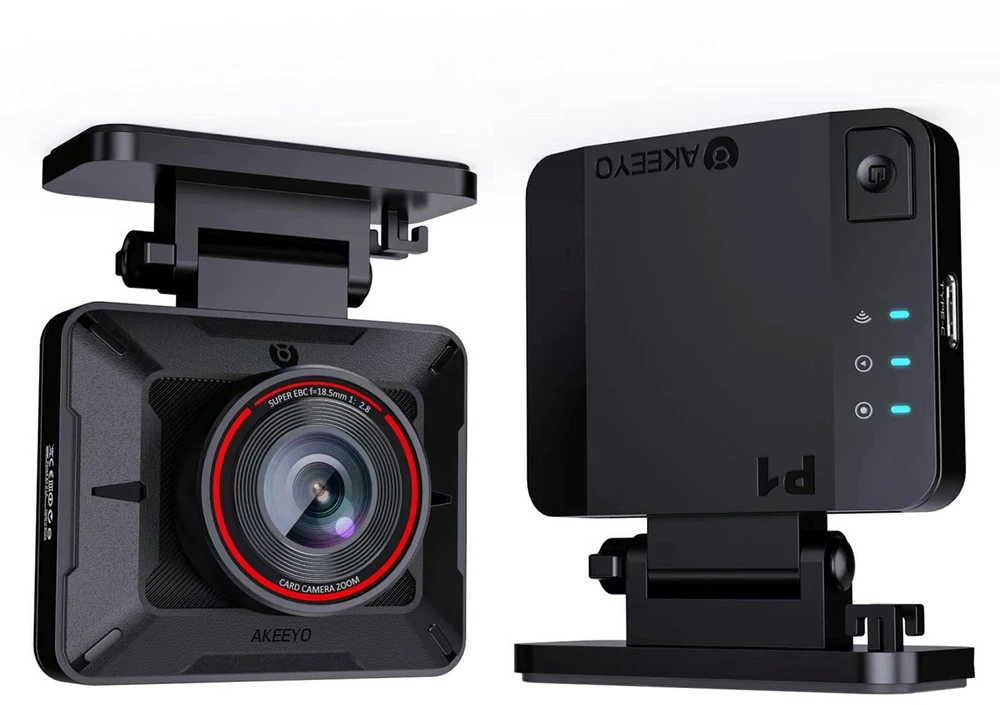 AKEEYO P1 car camera video recorder FullHD 30fps - juodas
