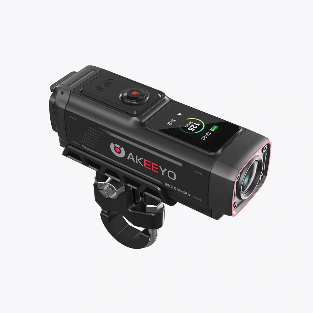 AKEEYO 730Pro 4K vaizdo įrašymo įrenginys motociklams ir motociklams – Juodas