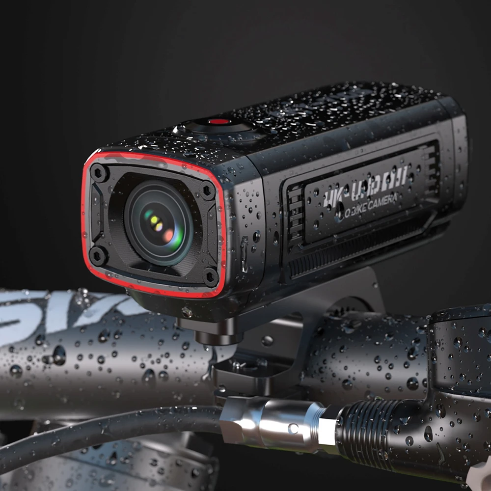 AKEEYO AKY-710S 4K Motorcycle Handlebar Video Recorder - Juodas