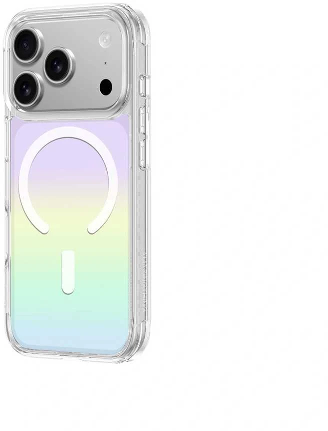 AmazingThing Minimal Mag dėklas skirtas Apple iPhone 17 Pro suderinamas su MagSafe rainbow – įvairiaspalvis