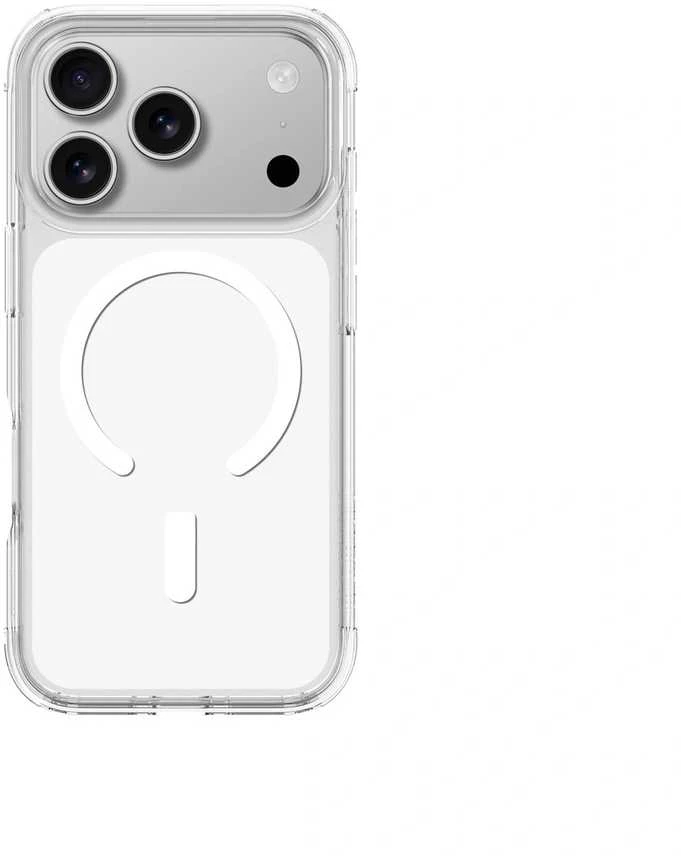 AmazingThing Titan Pro dėklas skirtas Apple iPhone 17 Pro Max suderinamas su MagSafe – skaidrus