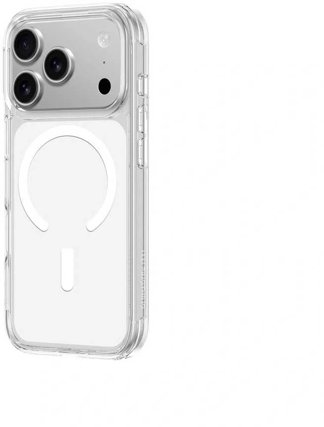 AmazingThing Titan Pro dėklas skirtas Apple iPhone 17 Pro Max suderinamas su MagSafe – skaidrus