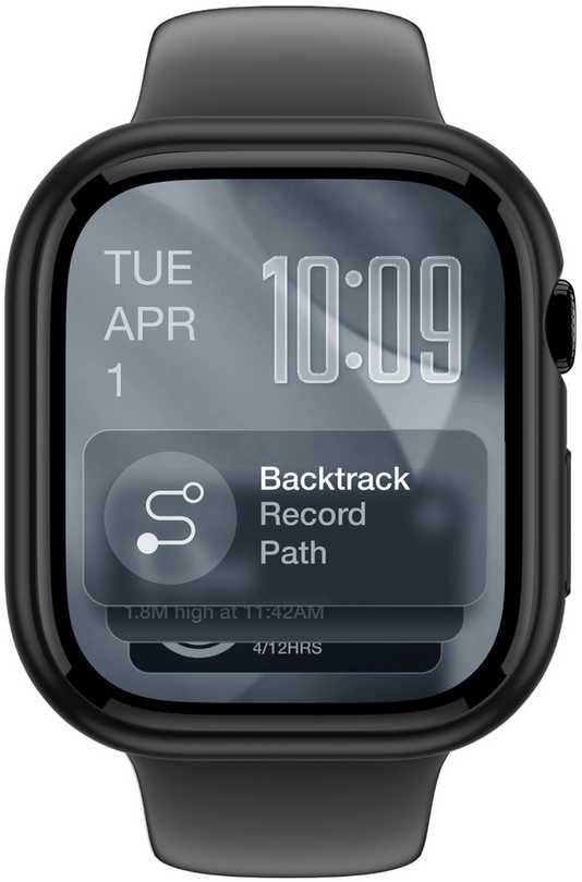 AmazingThing Minimal Protective dėklas skirtas Apple Watch Series 11 46mm – Juodas