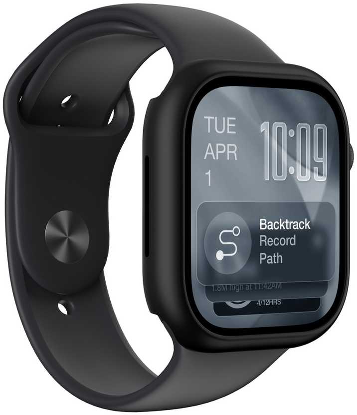 AmazingThing Minimal Protective dėklas skirtas Apple Watch Series 11 46mm – Juodas