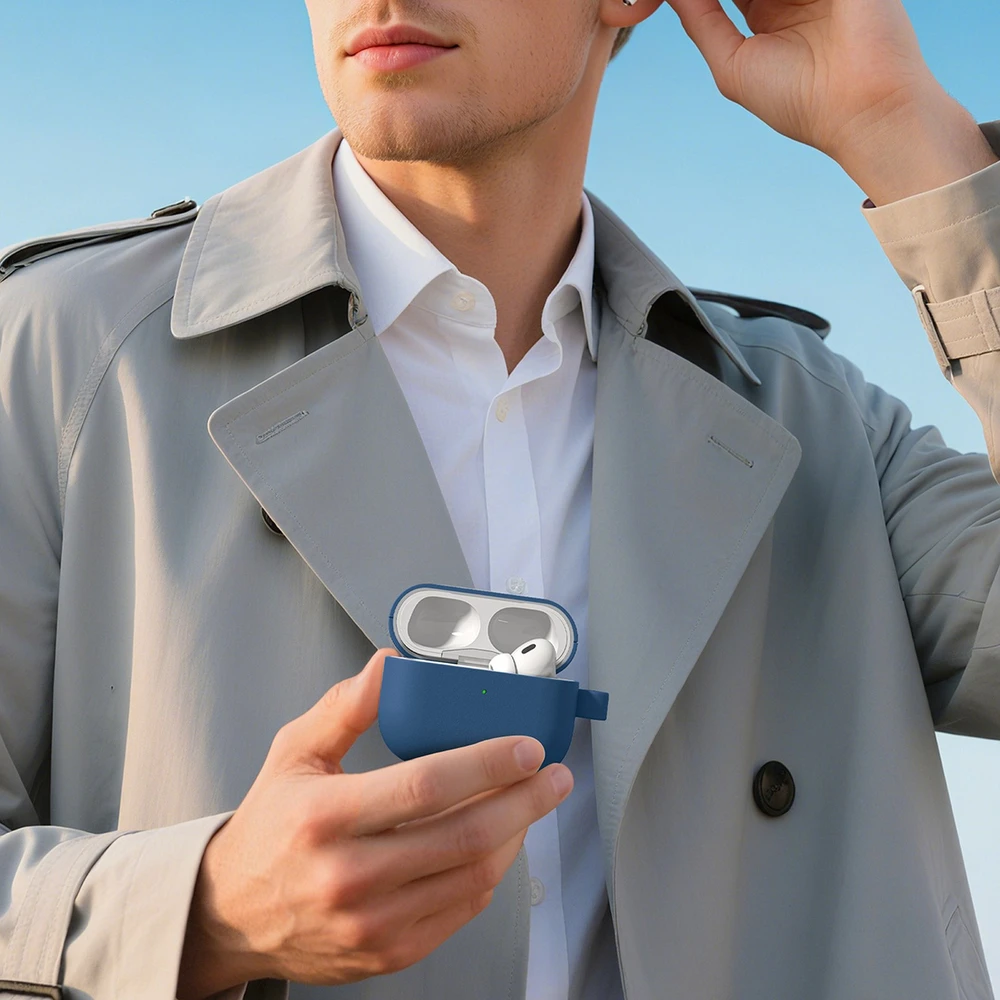 „AmazingThing Glamour AirPods Pro 3“ apsauginis dėklas – Mėlyna