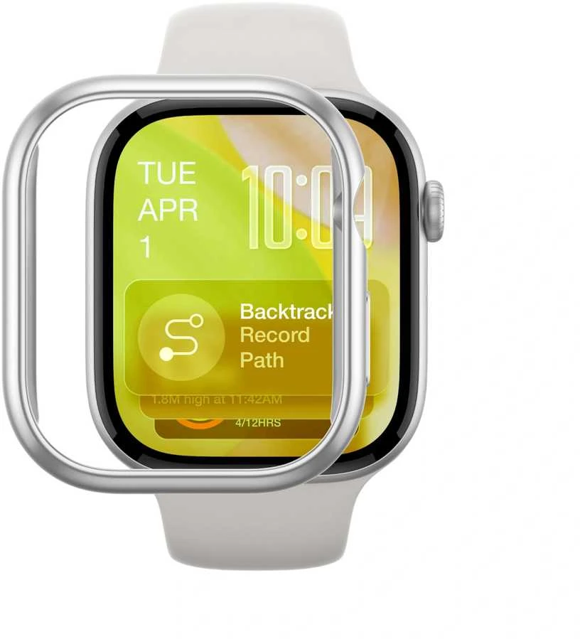 „AmazingThing Minimal“ apsauginis dėklas skirtas „Apple Watch Series 11 42mm“ – skaidrus