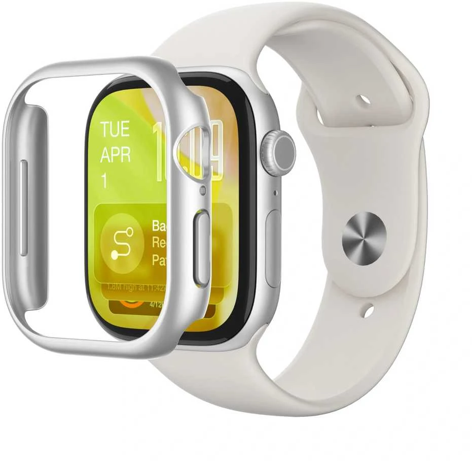 „AmazingThing Minimal“ apsauginis dėklas skirtas „Apple Watch Series 11 42mm“ – skaidrus