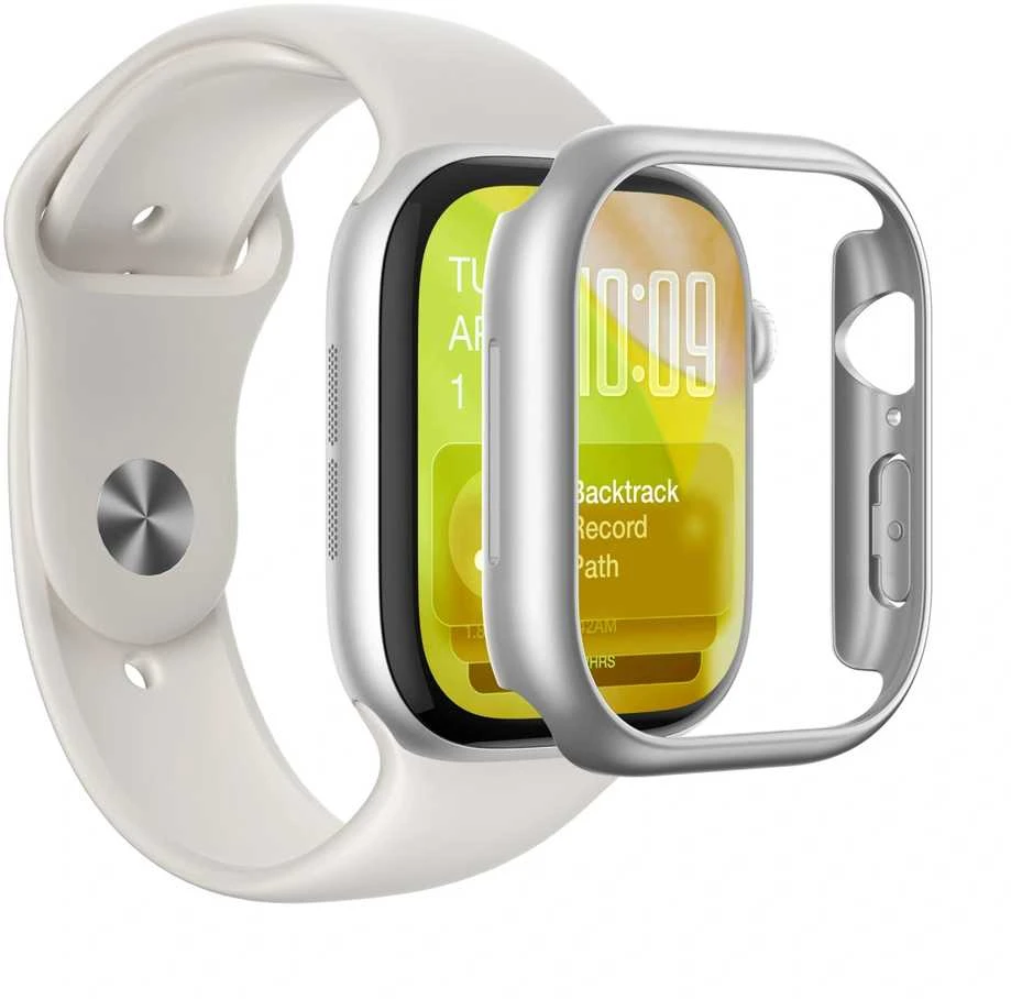 „AmazingThing Minimal“ apsauginis dėklas skirtas „Apple Watch Series 11 42mm“ – skaidrus