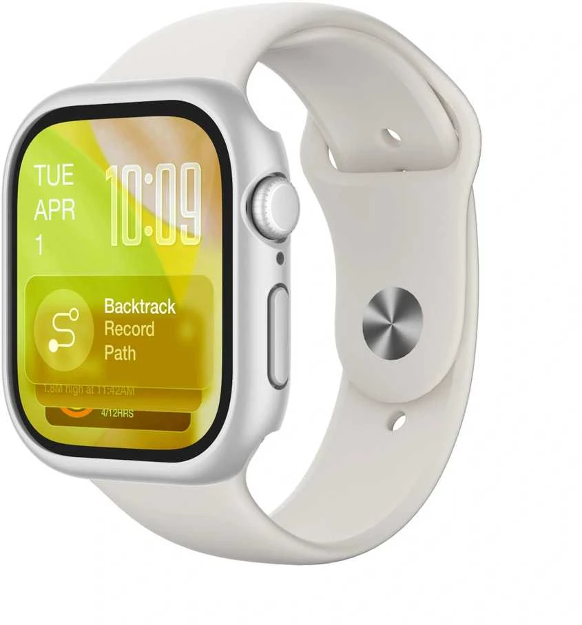 „AmazingThing Minimal“ apsauginis dėklas skirtas „Apple Watch Series 11 42mm“ – skaidrus