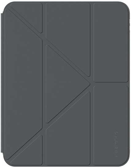 „AmazingThing“ minimalaus dizaino dėklas, skirtas „iPad 11“ (2022/2025) – tamsiai pilkas