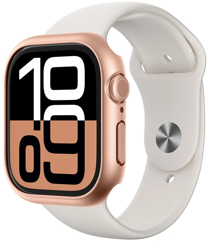 „AmazingThing“ minimalaus dizaino dėklas, skirtas „Apple Watch 46 mm“ – rožinio aukso spalvos