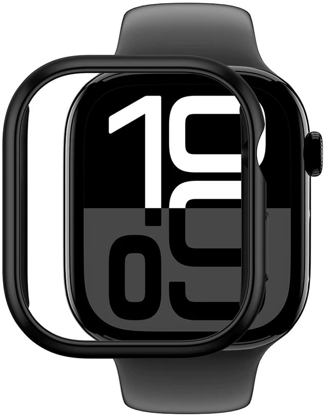 AmazingThing Minimal dėklas skirta Apple Watch 46mm – juodos spalvos
