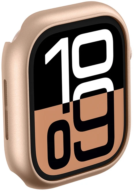 „AmazingThing“ minimalaus dizaino dėklas, skirtas „Apple Watch 46 mm“ – rožinio aukso spalvos