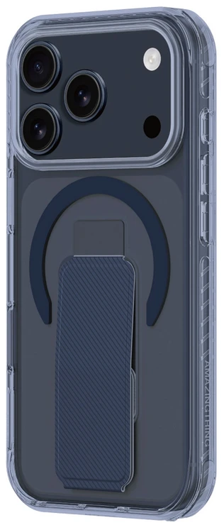 AmazingThing Titan Pro Holder dėklas skirtas Apple iPhone 17 Pro Max suderinamas su MagSafe – mėlynos spalvos